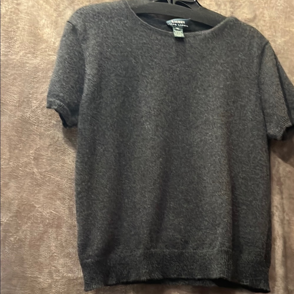 Lauren Ralph Lauren Gray Crew Neck Sweater